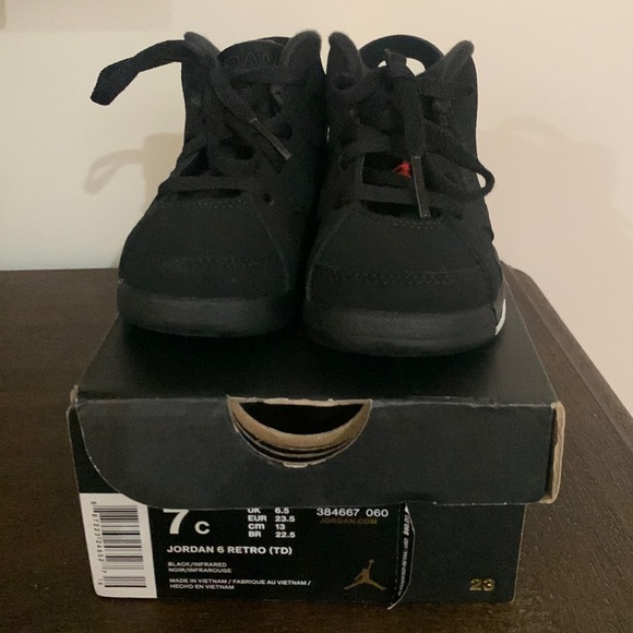 Jordan 6 Retro TD 7C Black Infrared - Picture 3 of 4